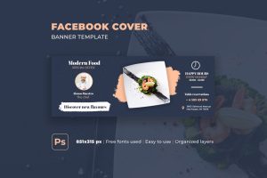 Facebook Restaurant Cover Template