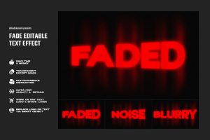 Fade Editable Text Effect