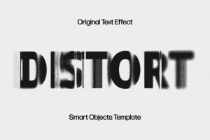 Fading Distortion Text Effect