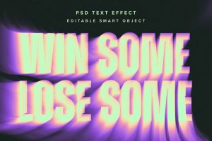 Fading PSD Text Effect