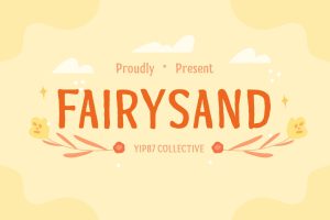 Fairysand – Cute Handwritten Marker Sans Font