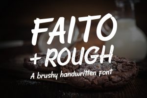 Faito | handwritten brush fonts