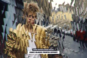 Fake Glass Photo Effect