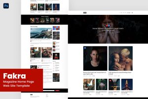 Fakra – Magazine & Newspaper Website Design