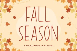 Fall Season – Handwritten Font