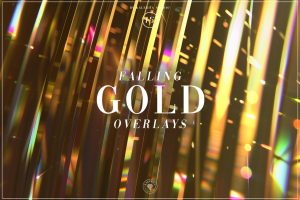 Falling Gold Overlays