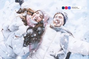 Falling Snow Effect Photoshop Action