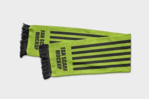 Fan Scarf Mockup