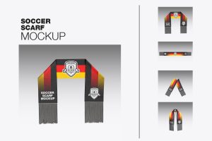 Fan Scarf Mockup