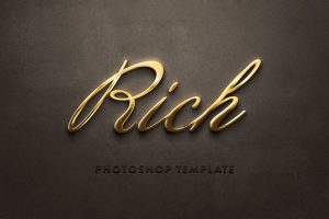 Fancy Gold Text Effect