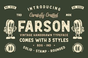 Farson – Vintage Typeface