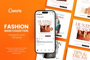 Fashion Bags Collection Instagram Post Templates