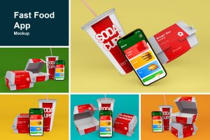 Fast Food App Mockup