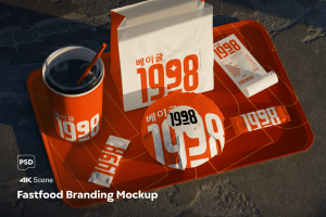 Fastfood Branding Mockup
