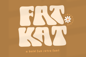 Fat Kat – Bold Playful Font