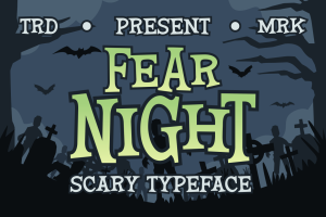 Fear Night – Scary Typeface