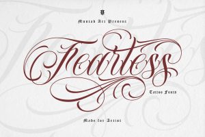 Fearless | Tattoo Font