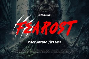Fearost – Scary Horror Font