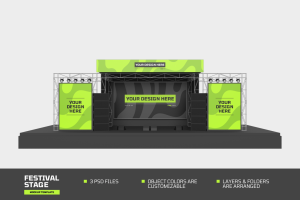 Festival Stage Mockup