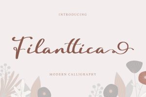 Filanttica | Modern Calligraphy Font