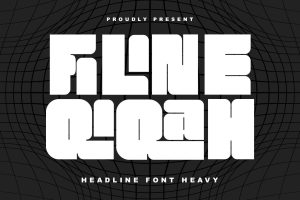 Filine Qiqah Heavy Sans Serif Font