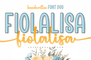 Fiolalisa – A Duo Font