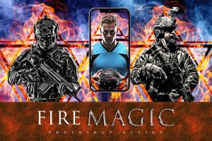 Fire Magic Photoshop Action