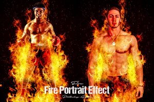 Fire Portrait Effect