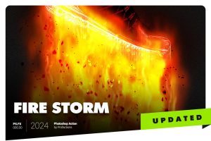 Fire Storm Photoshop Action