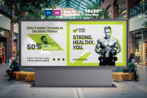 Fitness Billboard Templates