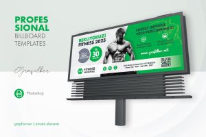 Fitness Billboard Templates