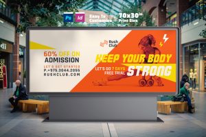 Fitness Billboard Templates