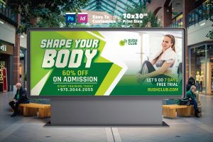 Fitness Billboard Templates