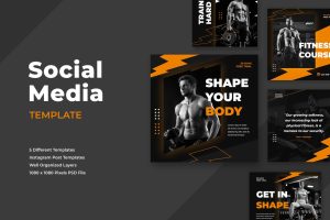 Fitness Instagram Post Template