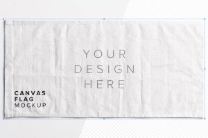 Flag Canvas Mockup