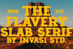 Flavery – Vintage Slab Serif