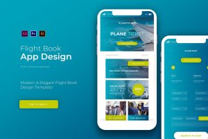 Flight Book | App Design Template