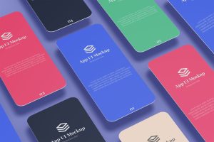 Floating App UI Mockup
