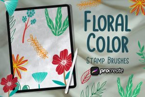Floral Color Brush Procreate