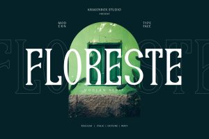Floreste – Modern Wavy Serif
