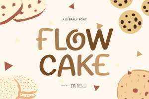 Flowcake | A Display Font