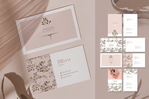 Flower Style Business Card Set