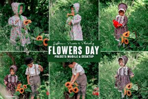 Flowers Photoshop Action & Lightrom Presets