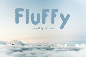 Fluffy – Cloud Typeface
