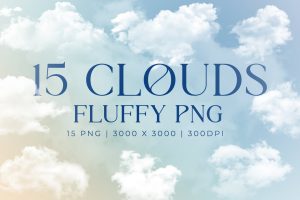 Fluffy Clouds Overlay