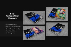Flyer, CV, Resume & Paper Mockups