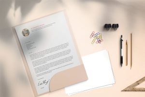 Flyer or Letterhead Mockups