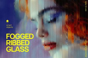 Fogged Ribbed Glass Effect