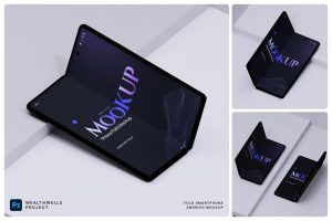 Fold Smartphone Android Mockup