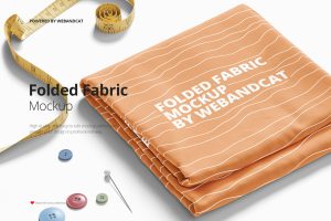 Folded Fabric Mockup